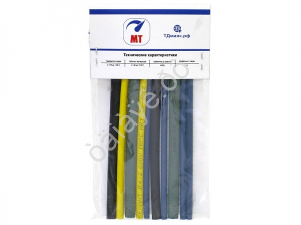 Набор термоусадочной трубки МТ №1 1/25/250