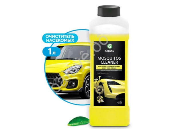 Средство для удаления следов насекомых «Mosquitos Cleaner» (канистра 1 л) GRASS 1/12 Средство для удаления следов насекомых «Mosquitos Cleaner» (канистра 1 л) GRASS 1/12