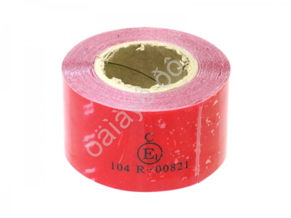 Лента светоотражающая 10м красная