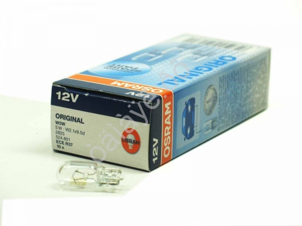 Лампа Osram W12-5W W2,1x9.5d 2825 /10/50 Лампа Osram W12-5W W2,1x9.5d 2825 /10/50