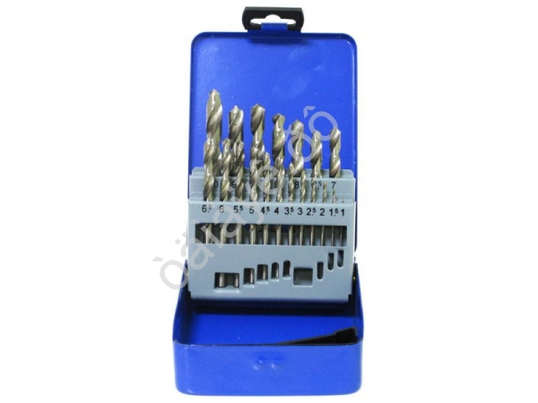 Набор свёрл по металлу 19шт. d1-10мм, шаг 0,5мм, HSS, "М5" 1/25_