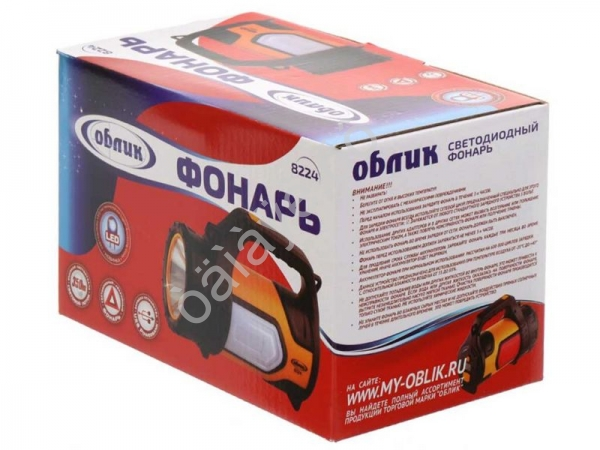 Фонарь аккумулят ОБЛИК 8224