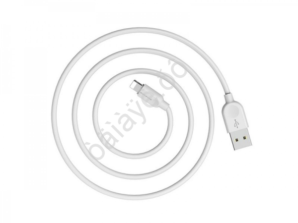 Дата-кабель универ. Lightning 1м, 2,4А, Borofone белый BX14