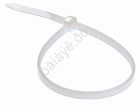 Хомут пластиковый   4х250  М5, белый  1уп/100шт /1/150_