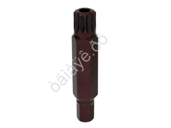 Бита М14 SPLINE, 12 лучей, L=75mm с отверстием МАЯКАВТО™ 1/10/20/200_