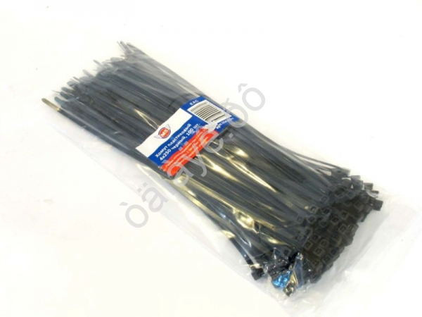 Хомут пластиковый   4х250  М5, черный 1уп/100 шт 1/10/200_