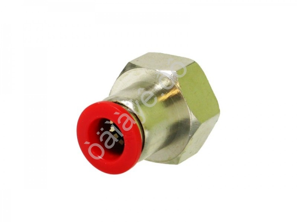 Фитинг цанговый прямой PU 1/2 х 10 mm внутр. резьба Фитинг цанговый прямой PU 1/2 х 10 mm внутр. резьба