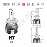 Светодиодные лампы MTF Light, серия MaxBeam, H7, 24V, 55W, 4250lm, 6000K