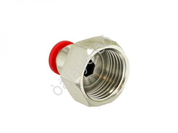 Фитинг цанговый прямой PU 1/2 х 8 mm внутр. резьба Фитинг цанговый прямой PU 1/2 х 8 mm внутр. резьба