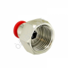 Фитинг цанговый прямой PU 1/2 х 8 mm внутр. резьба Фитинг цанговый прямой PU 1/2 х 8 mm внутр. резьба
