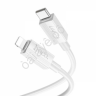 Дата-кабель Type-C - lightning USB/Iphone 1 м, 3А, белый HOCO X107 Hoco