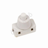 Выключатель-кнопка 250V 2А (2с) ON-OFF белый (PBS-17A) (для настольной лампы) REXANT