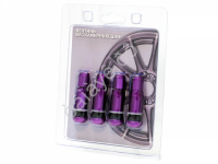 Вентиль бескамерных шин алюминиевый фиолетовый (4шт)