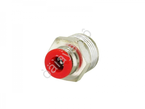 Фитинг цанговый прямой PU 3/8 х 6 mm наруж. резьба