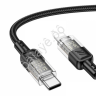 Дата-кабель Type-C - lightning USB/Iphone 1,2м, 27W, черный HOCO U129 Hoco