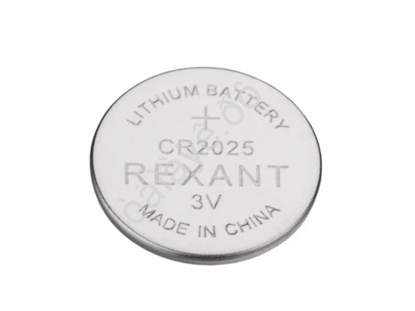 Батарейки литиевые CR2025 3В блистер 5 шт. REXANT /5