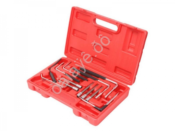 Набор приспособлений для демонтажа подушки безопасности, 12пр., в кейсе Forsage Набор приспособлений для демонтажа подушки безопасности, 12пр., в кейсе Forsage