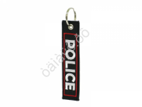 Брелок из ткани "POLICE" с вышивкой 3х13 см Брелок из ткани "POLICE" с вышивкой 3х13 см