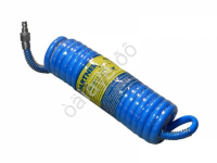 Шланг PU спиральный  8мм х 12мм х 20м с быстроразъемами (латунь, максимальное давление - 15bar Partn