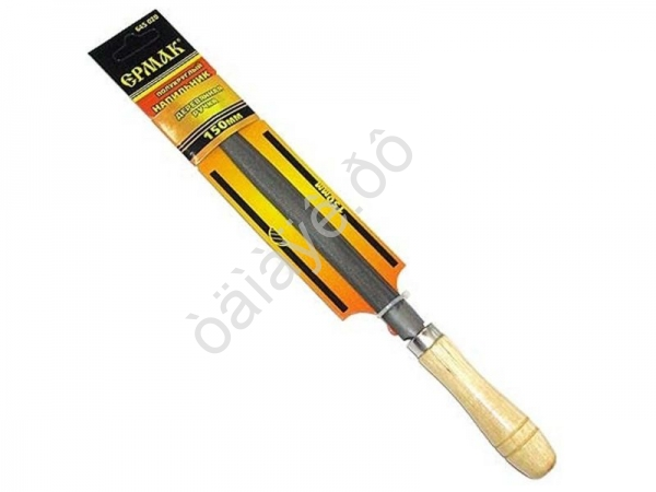 Напильник с пластик.ручкой п/круглый 200мм ЕРМАК Напильник с пластик.ручкой п/круглый 200мм ЕРМАК