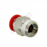Фитинг цанговый прямой PU 3/8 х 10 mm наруж. резьба Фитинг цанговый прямой PU 3/8 х 10 mm наруж. резьба