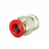 Фитинг цанговый прямой PU 3/8 х 10 mm наруж. резьба Фитинг цанговый прямой PU 3/8 х 10 mm наруж. резьба