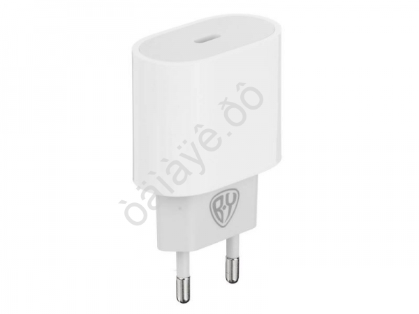 СЗУ 220В, BY Pure 20Вт, USB-C PD,110-240В,50-60Гц, пластик, белый