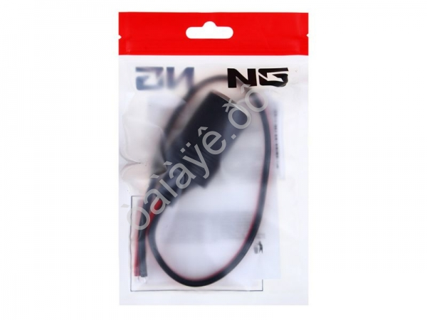 Патрон прикуривателя на проводах, 0.75мм2, 120Вт, 30см, 12В/10А NG Патрон прикуривателя на проводах, 0.75мм2, 120Вт, 30см, 12В/10А NG