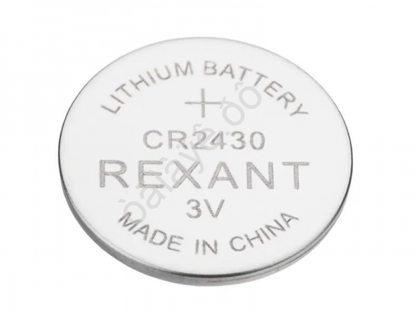 Батарейки литиевые CR2430 3В блистер 5 шт. REXANT /5