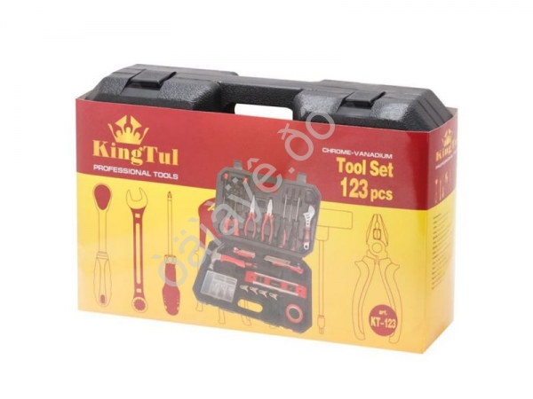 Набор инструментов 123пр., в кейсе KingTul kraft