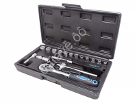 Набор инструментов 17пр., 1/4",6гр. (4-13мм) KINGTUL profi