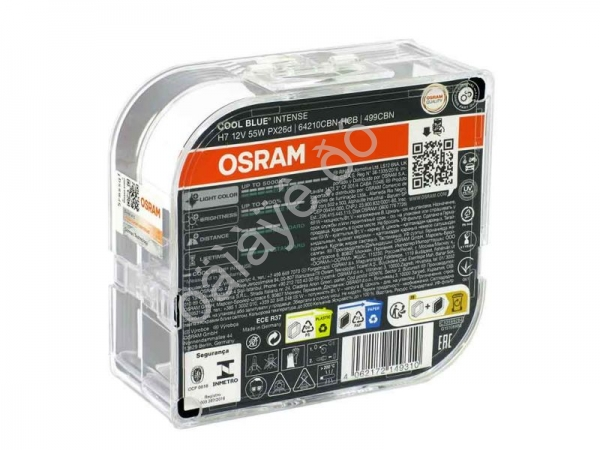 Лампа Osram H7 12V55W +100% COOL BLUE INTENSE (NextGen) Лампа Osram H7 12V55W +100% COOL BLUE INTENSE (NextGen)