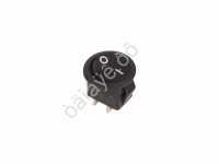 Переключатель 250V 3А (2c) ON-OFF черный микро/10
