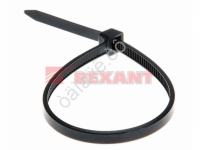 Хомут пластиковый  2,5х120 REXANT ,черный   1уп./100шт /1/10/300