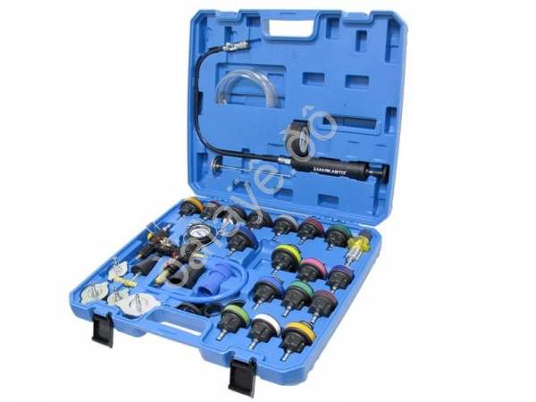 Набор для опрессовки и заправки системы охлаждения 33 предмета МАЯКАВТО™ /1_ Набор для опрессовки и заправки системы охлаждения 33 предмета МАЯКАВТО™ /1_