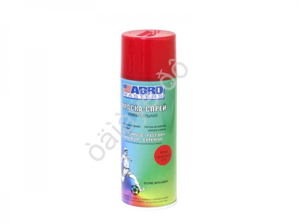 Краска спрей ABRO SP-076-AM (Ярко-красная) 1/12 Краска спрей ABRO SP-076-AM (Ярко-красная) 1/12