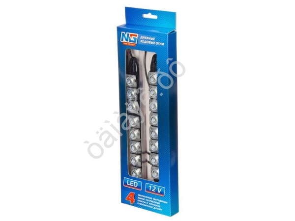 Огни ходовые 8 LED, 12V, гибкие, пласт. корп., 220мм, белый Огни ходовые 8 LED, 12V, гибкие, пласт. корп., 220мм, белый