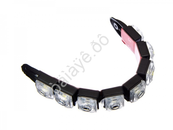 Огни ходовые 8 LED, 12V, гибкие, пласт. корп., 220мм, белый Огни ходовые 8 LED, 12V, гибкие, пласт. корп., 220мм, белый