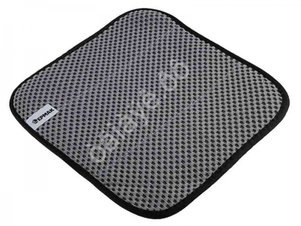 Салфетка Микро-Фибра  "ЕРМАК" 2-х сторонняя, густой ворс+ текстура, 40Х40 см