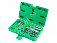 Экстракторы для извлечения заломанных болтов/гаек в комплекте со сверлами, набор 12пр. RockFORCE