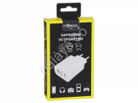 СЗУ 220В, 3 USB, 3.4A, быстрая зарядка, QC 3.0, FORZA