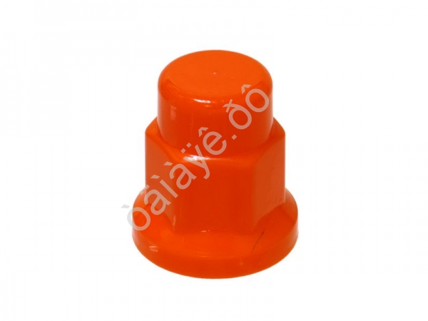 Колпачок колесный на гайку 33 мм , цвет оранжевый, высокий, арт.ТТ-КО-87