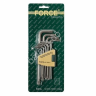 F5098L Набор угловых ключей удл.TORX 9пред (Т10-Т50)  /1/50