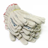Перчатки х/б с ПВХ  7,5кл. 5-нитка белые /10/300
