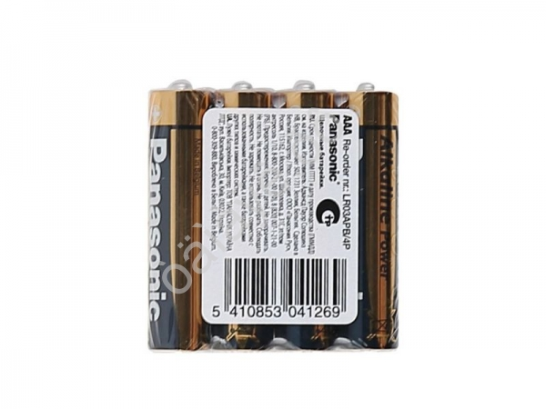 Батарейки  PANASONIC ALKALINE  ААА R03  /4/48/240