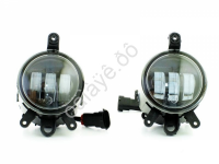 Противотум. фары диодные для Приоры стар. образца, 3 линзы, белые, 30Вт, 1 реж.