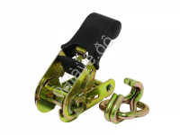 Храповый механизм и 2 крюка для ремня стяжки груза  (25мм/1") /100/600_