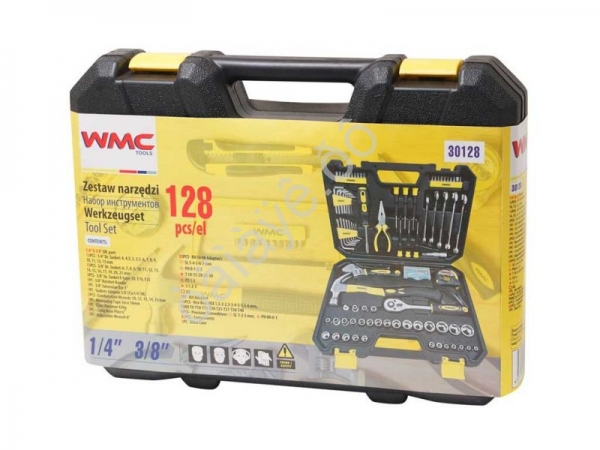 Набор инструментов 128пр. 1/4',3/8" WMC TOOLS
