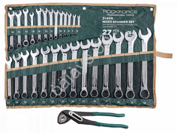 Ключи комбинированные, набор 27пр RockForce