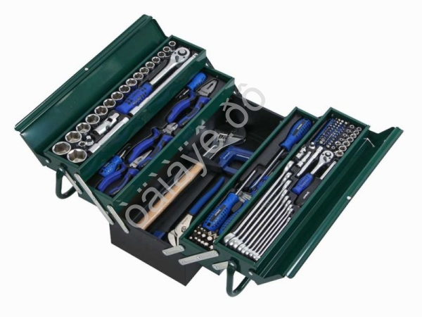 Набор инструментов универсальный 135 пр, железный кейс РОКОТ